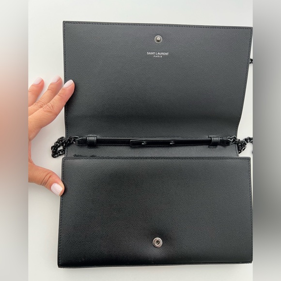 AUTHENTIC YSL BAG Black on Black - Picture 6 of 9